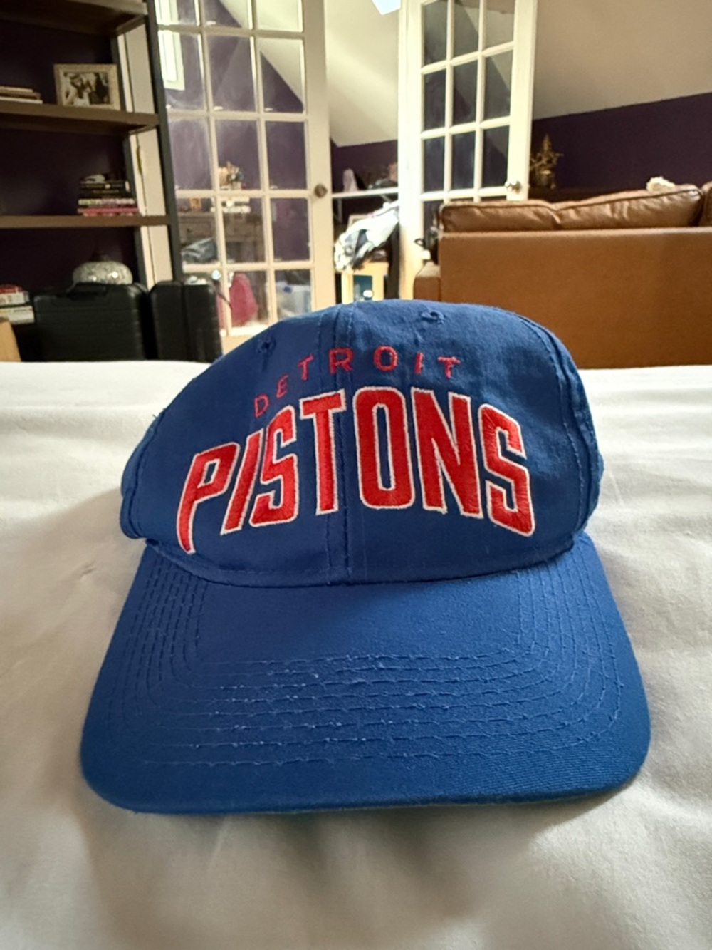 Starter Blue Hat with Embroidered NBA Logo Tag